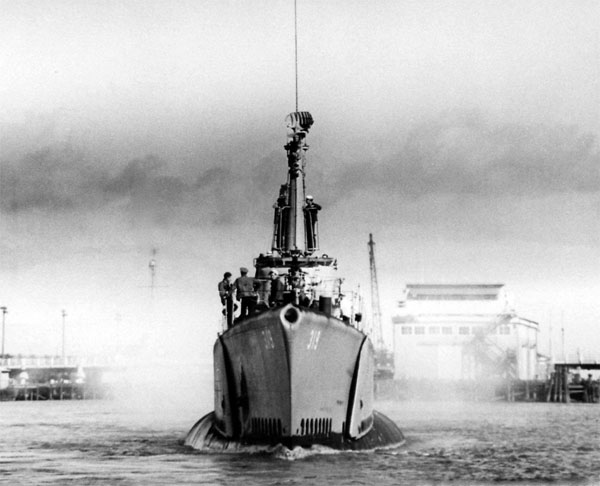 Becuna at Mare Island, CA, 1947