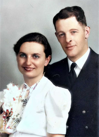 Theodore Stanley Berry and bride