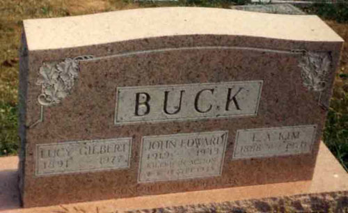 John Edward Buck, Sr. marker