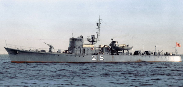 Submarine Chaser No. 25 colorized photo