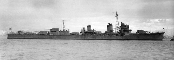 IJN Mirakumo, sister ship of Kishinami