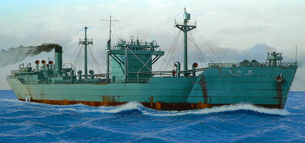 Standard 2AT Tanker KENJO MARU, sister ship of Osakasan Maru, by Ueda Kihachiro