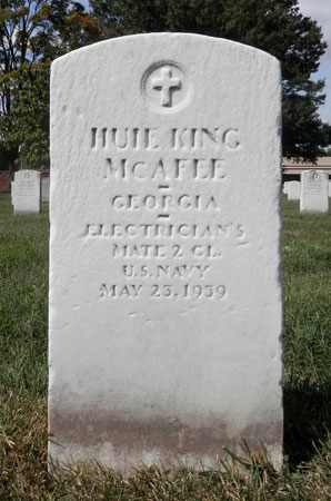 Huie King McAfee marker