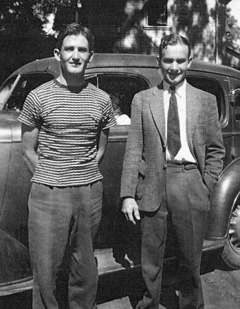 Vernon Clair McLane (left) with brother Victor