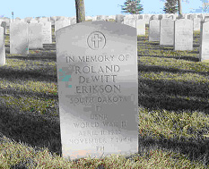 Roland Dewitt Erikson marker