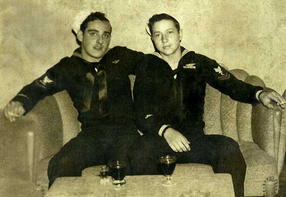 Anthony Joseph Graphia (r) and Grorge Kuhn
