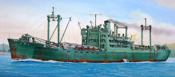 Standard 1K- Wartime ore carrier by Ueda Kihachiro like Gyokurei Maru