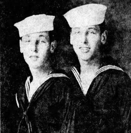 William Charles Teschemacher (left)