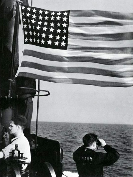 USS Capelin at Sea