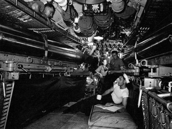 USS Corvina Forward Torpedo Room